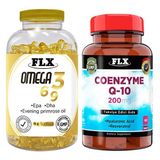 Flx Omega 3-6-9 90 Softgel & Flx Coenzyme Q-10 200 Mg 60 Tablet