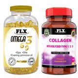 Flx Omega 3-6-9 90 Softgel & Flx Kollajen Tip-1-2-3 60 Tablet