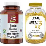 Flx Omega 3-6-9 90 Tablet Balık Yağı + Ncs Çinko Bisglisinat Selenyum 120 Tablet