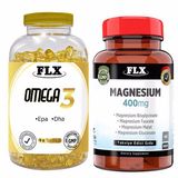 Flx Omega 3 90 Kapsül Balık Yağı + Magnesium 400 mg 60 Tablet