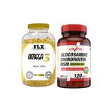 Flx Omega 3 Balık Yağı 90 Softgel & Nevfix Glucosamine Chondroitin Msm 120 Tablet