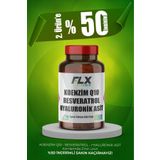 FLX Vitamin Coenzyme Q-10 200 Mg Hyaluronik Asit Resveratrol 60 Tablet