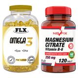 Flxomega 3 Balık Yağı 90 Softgel Magnesıum Cıtrate Vitamin B-6 120 Tablet