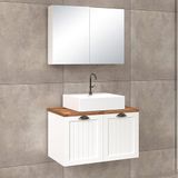 Fly Aren 80 cm MDF Banyo Dolabı