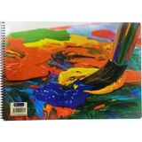 Fly Color 25X35 P.p Kapak Telli Resim Defteri Desenli 25 Yaprak - Sanatsal
