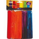 Fly Color Ahşap Geniş Dil Çubuğu Renkli 100 Adet Çubuk Abeslang