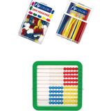 Fly Color Mishap (Abaküs)+ Sayı Çubuğu+ Sayı Fasulyesi Seti