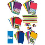 Fly Color Okul Öncesi Kreş Kağıtları ve Kartonları Seti (Eva, Fon, Keçe, El Işi, Ponpon, Şönil)