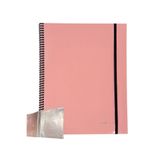 FLY COLOR Spiralli Sunum Dosyası 40'lı Tozpembe