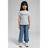Fly Kız Çocuk T-Shirt A.mavi - 6 - Açık Mavi