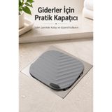 FLY LIFE Silikon Gider Kapağı Esnek Banyo Duş Yer Süzgeci Kapatıcı