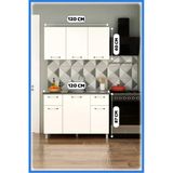 Fly Mobilya 120 cm Panovit Mini Evyeli Mutfak Beyaz Modern Mutfak Ünitesi Çelik Evyeli Mutfak Dolabı Seti