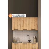 Fly Mobilya 120 Cm Sila Evyeli Mini Mutfak Ust Dolabi