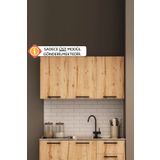 Fly Mobilya 120 Cm Şila Mini Mutfak Üst Dolabı