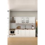 Fly Mobilya 270 cm Greena White Tezgahlı Mdf Hazır Mutfak Dolabı