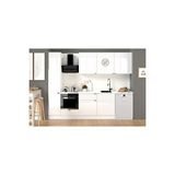 Fly Mobilya 280 Cm %100 Mdf Tezgahlı Efil Ankastre Mutfak Dolabı Beyaz