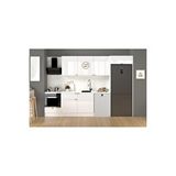 Fly Mobilya 320 Cm %100 Mdf Tezgahlı Efil Ankastre Mutfak Dolabı Beyaz