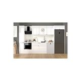 Fly Mobilya 360 Cm %100 Mdf Tezgahlı Efil Ankastre Mutfak Dolabı Beyaz