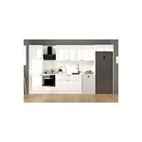 Fly Mobilya 380 Cm %100 Mdf Tezgahlı Efil Ankastre Mutfak Dolabı Beyaz