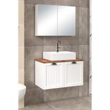 Fly Mobilya Aren Banyo Dolabı 80 cm Beyaz