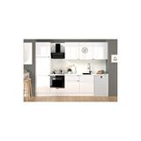 Fly Mutfak ve Banyo 300 Cm %100 Mdf Tezgahlı Efil Ankastre Mutfak Dolabı Beyaz