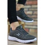 FLY STEP Füme Ortopedik Hafif Günlük Spor Yürüyüş Sneaker Ortopedik Ayakkabı Gri 42