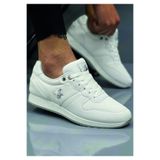 FLY STEP Rahat Ortopedik Hafif Esnek Taban Hava Alabilen Günlük Spor Yürüyüş Sneaker Ayakkabı Beyaz 42