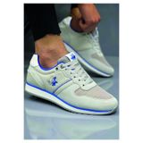 FLY STEP Rahat Ortopedik Hafif Esnek Taban Hava Alabilen Günlük Spor Yürüyüş Sneaker Ayakkabı Buz Mavi 41