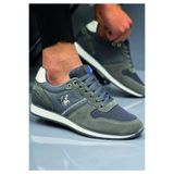 FLY STEP Rahat Ortopedik Hafif Esnek Taban Hava Alabilen Günlük Spor Yürüyüş Sneaker Ayakkabı Füme 41