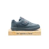 FLY STEP Siyah Cırtlı Sneaker Ortopedik Esnek Taban Rahat Nefes Alabilen Günlük Yürüyüş Spor Ayakkabı