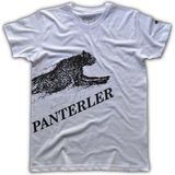 Fly Tshirt 111 Filo Pixels Of The Panthers Erkek Kısa Kollu T-Shirt - Beyaz
