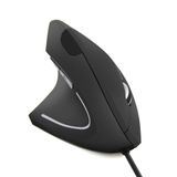 FLY WAY Sol El Faresi, Ergonomik Dikey USB Kablolu Fare 800/1200/1600 DPI Optik 6 Düğmeli Oyun Faresi PC Dizüstü Bilgisayar Masaüstü Mac için (Sol El)