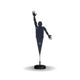 FLY2CATCH Basketbol Antrenman Mankeni ICEMAN - Hentbol ve Voleybol Mankeni 1 el yukarda 1 el aşşağıda modeli (16-18 yaş ve A takım)
