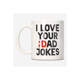 Flying Tiger Copenhagen I Love Your Dad Jokes Yazılı Beyaz 220 ml Kupa