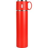 Flyon 316 Paslanmaz Çelik Termos Bardak 580 ml Bardaklı - Kırmızı