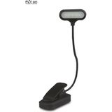 Flyon Klipsli Kitap Okuma Işığı LED Kitap Arası Okuma 3 Ledli Mandallı Lamba Beyaz Işık Masa LAMBAS-FNR100 FLYON-FNR100 - Siyah