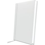 Flyonlook Kaliteli Çizgili Defter Notluk Tarihli 13X19 cm Kırtasiye Ofis Not Defteri 96 Yaprak 192 Sayfa Okul - Beyaz