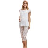 FLZ 24284 Kadın Yazlık Lohusa Pijama Takım