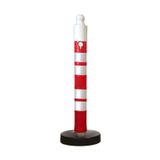 FM Trafik 12404DBR 110 mm Dubalı Uyarı Dikmesi