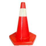 FM Trafik 50 cm Tek Reflektifli Pvc Koni
