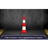 FM Trafik 500 mm Kauçuk Tabanlı Trafik Ve Reklam Konisi
