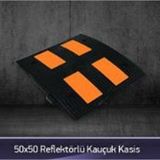 FM Trafik 50x50 Reflektörlü Kauçuk Kasis