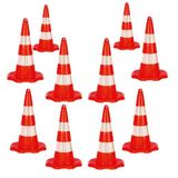 FM Trafik 520 mm 10 Adet Kırılmaz Trafik Konisi