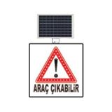 FM Trafik 600x600 mm Dikkat Araç Çıkabilir