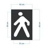 FM Trafik Adam Figürü Boya Şablonu