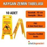 FM Trafik Baskılı 10 Adet Kaygan Zemin Tabelası