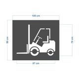 FM Trafik Forklift Boya Şablonu