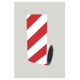 FM Trafik Kırmızı Beyaz 10 cm x 10 m Reflektif Bant
