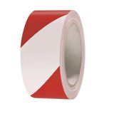 FM Trafik Kırmızı Beyaz 5 cm x 30 m Yer İşaretleme Bantı