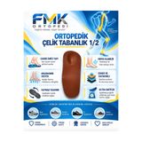 FMK ORTOPEDİ ORTOPEDİK ÇELİK TABANLIK 1/2 (YARIM)